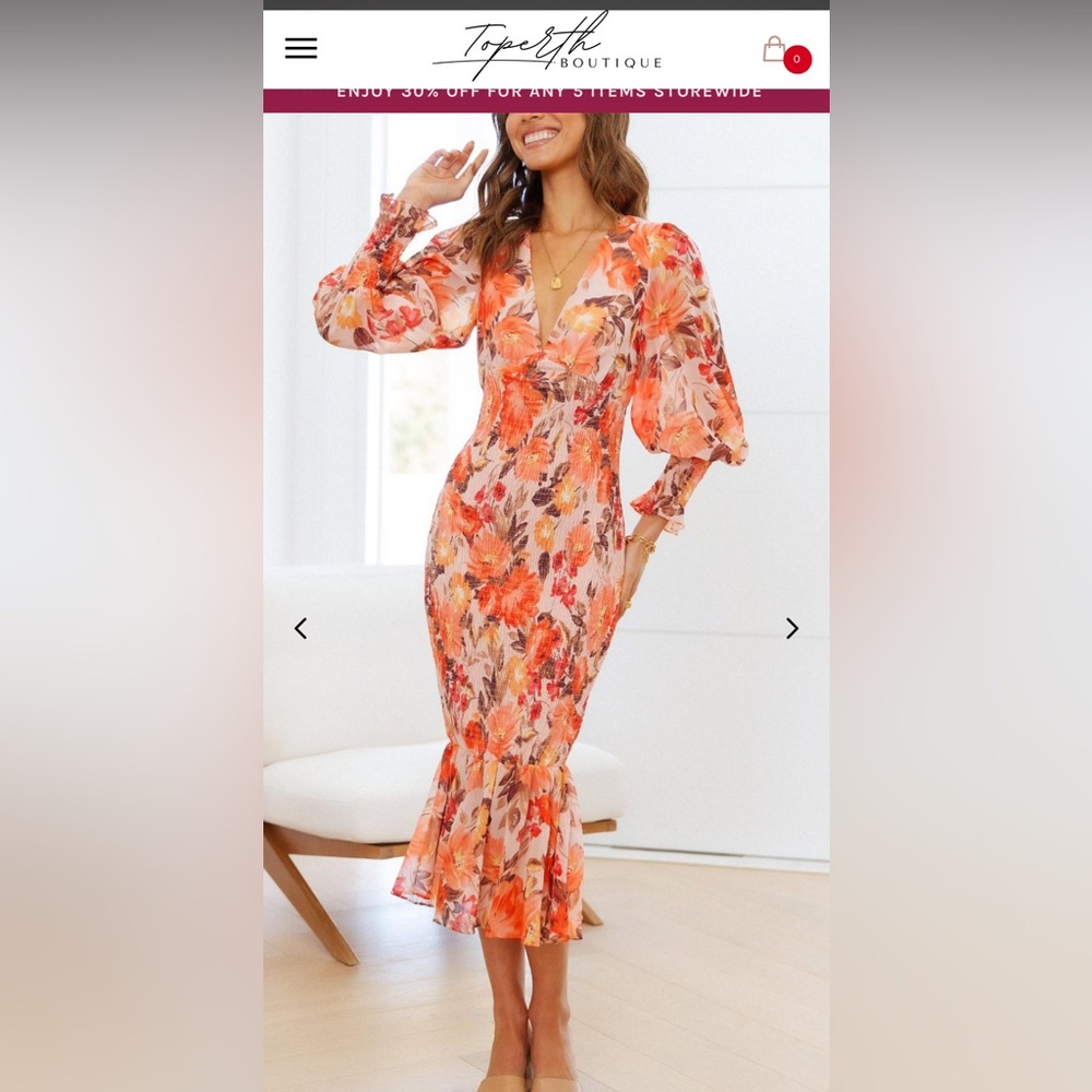 Toperth floral dress